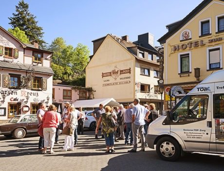 bus seniorenautovakanties in een buitenlandse plaats